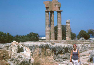 temple d'Appolon  l'acropole